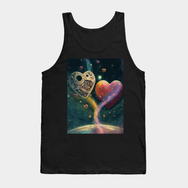 Two hearts in space Tank Top by MorningPanda